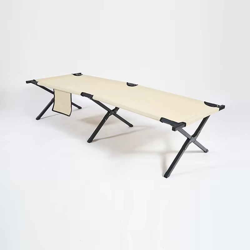 Bed Outdoor Camping - Letto Pieghevole di Lusso in Alluminio