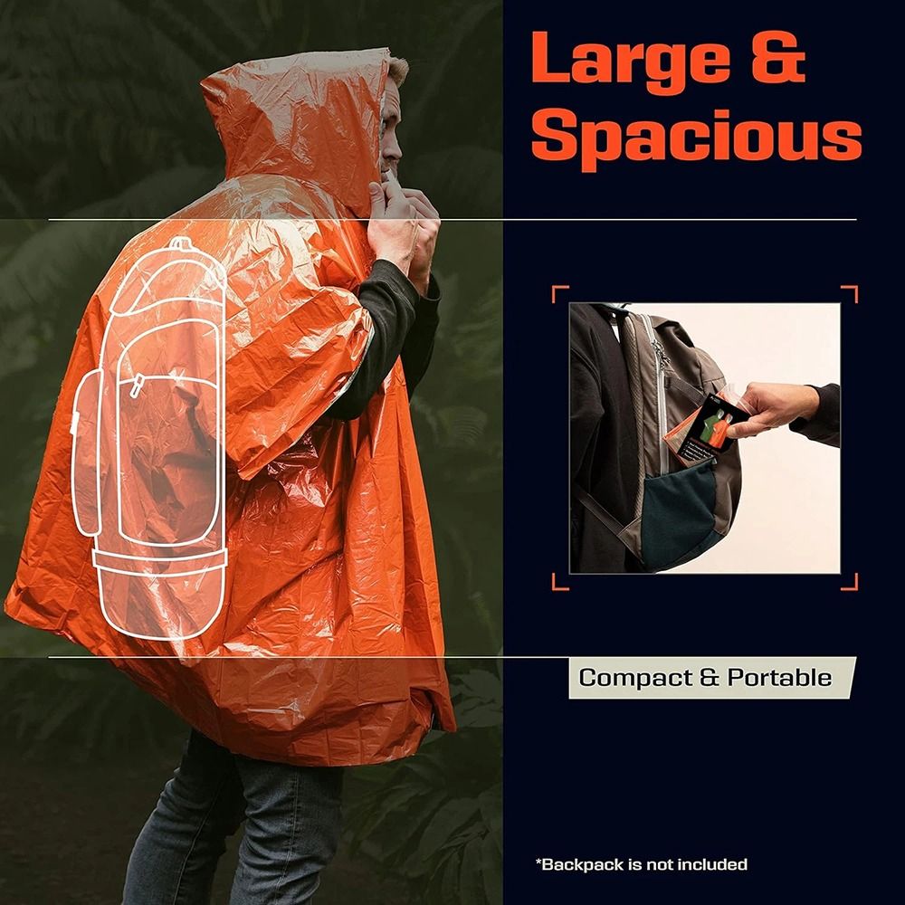 1 Pezzo Telo Impermeabile per  - Camping Rain Poncho recensione e prezzo
