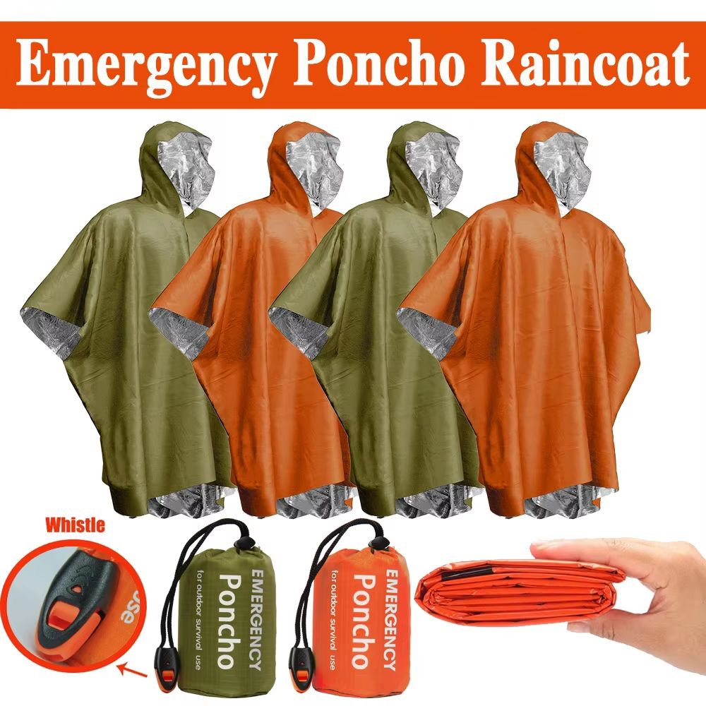 Poncho Impermeabile di Emergen - Camping Rain Poncho recensione e prezzo